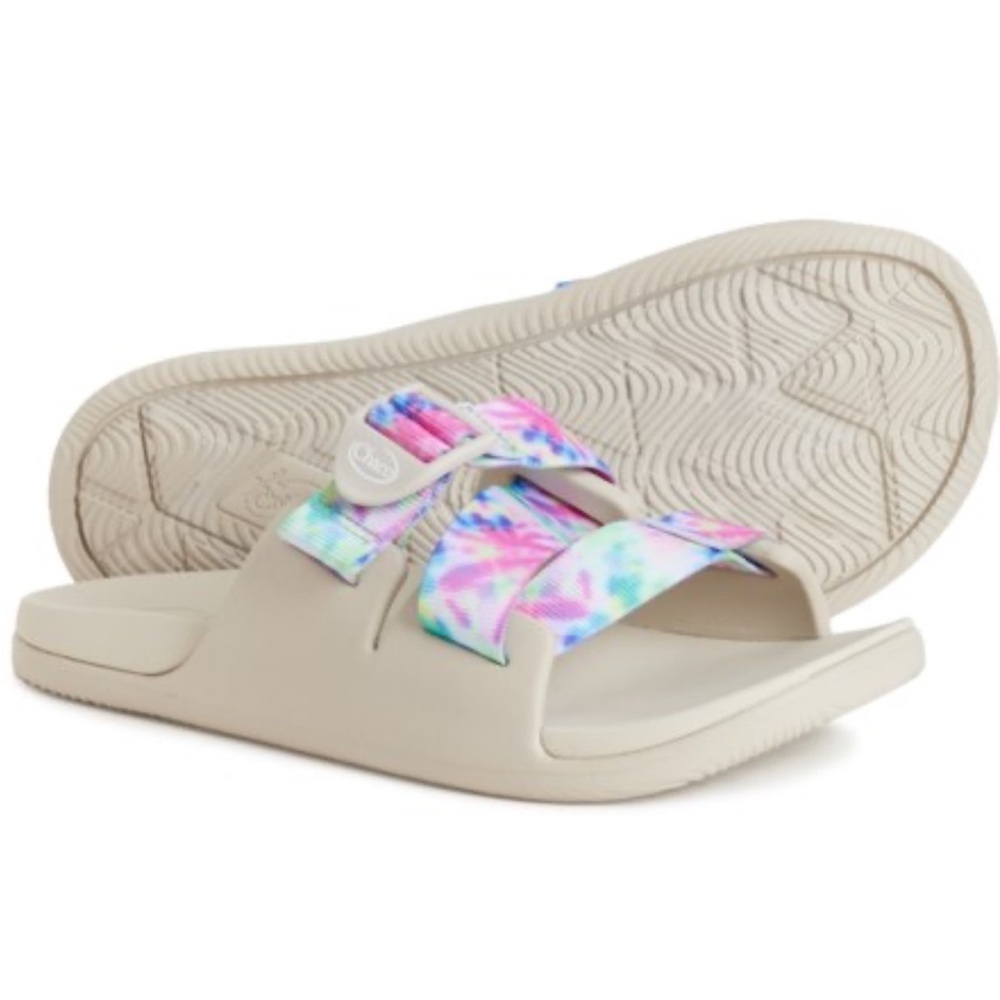 Chaco Chillos Slide Light TieDye Comfort Sandal Women's US size 9